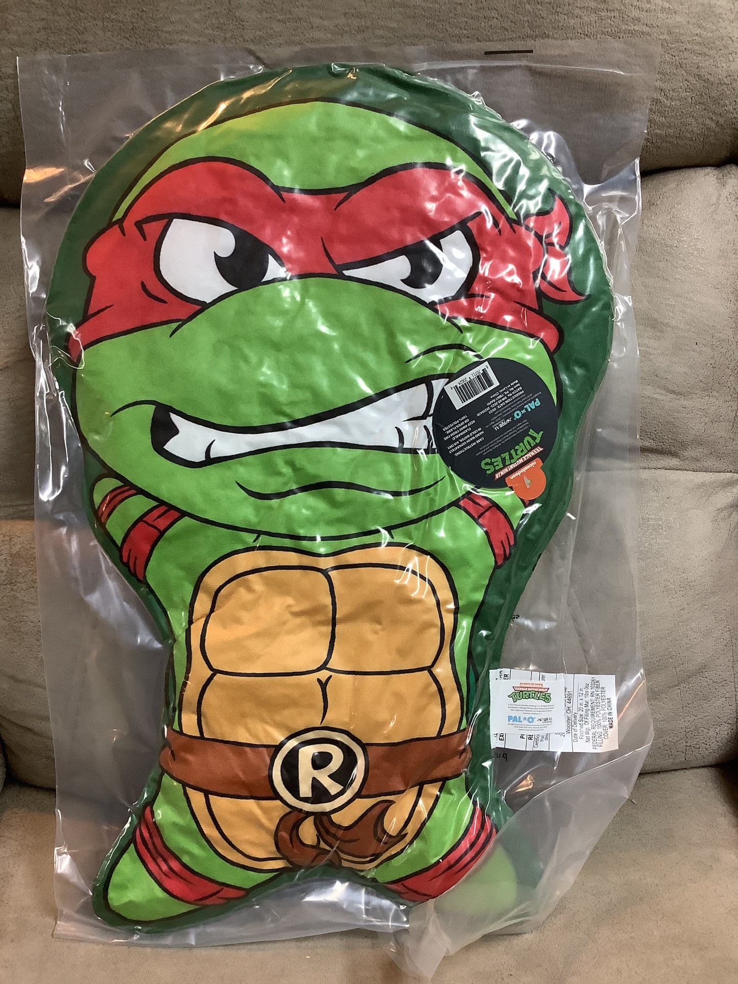 TMNT Raphael Pillow