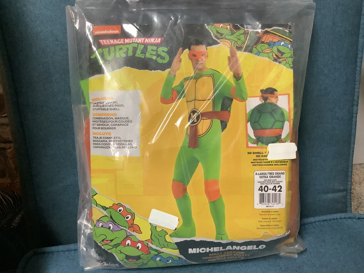 TMNT- Michelangelo Jumpsuit - Adult XL