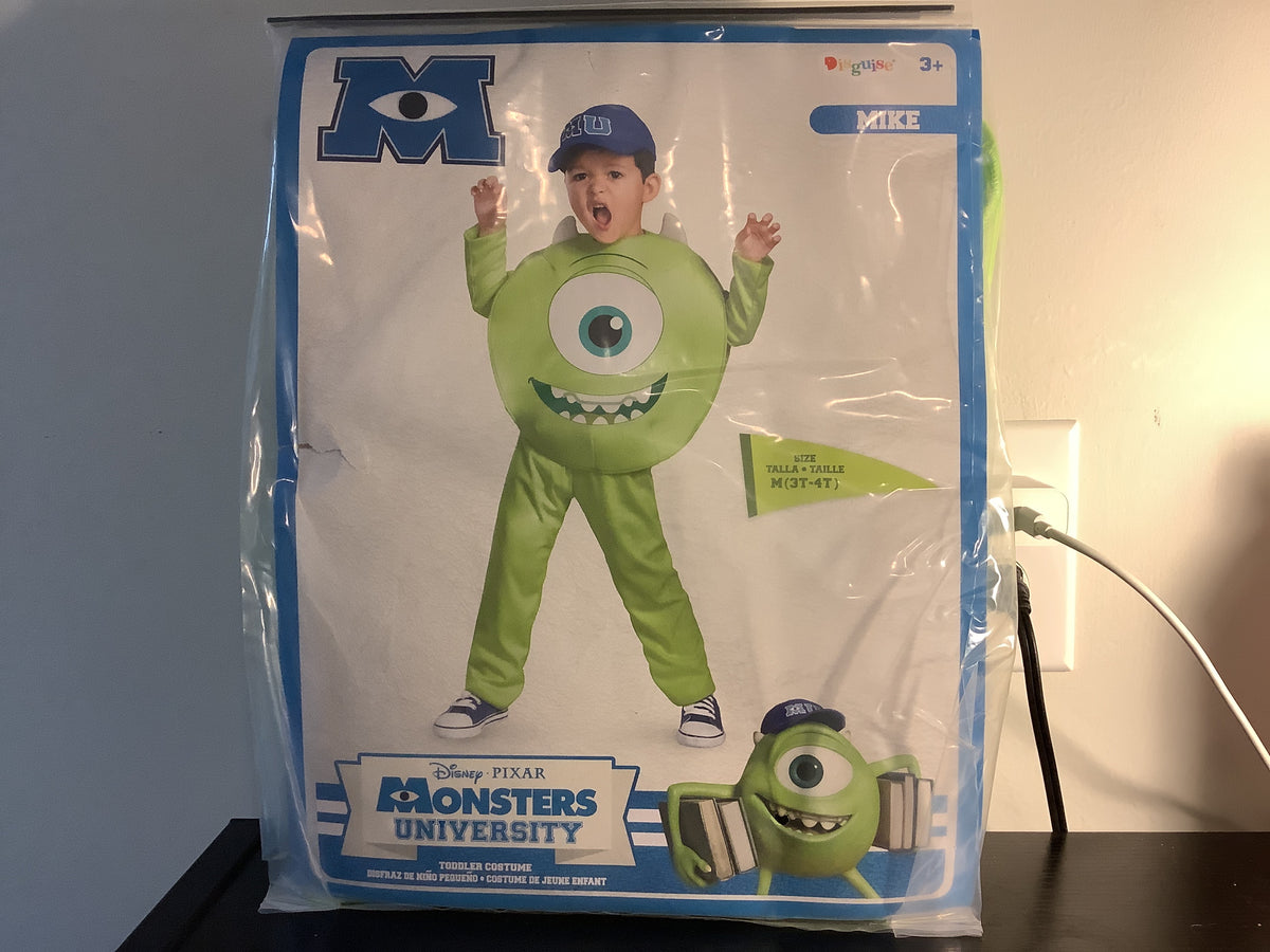 Disney Monsters Inc. Toddler - Mike - Child Medium (3T-4T)
