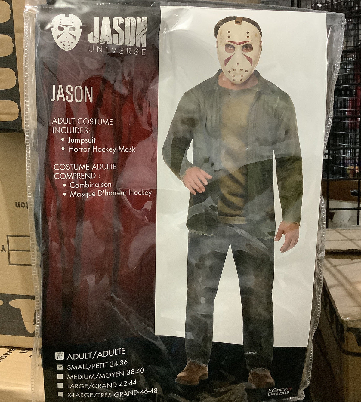 Jason Universe - Jason Jumpsuit w/ Mask - Adult Small (34-36)