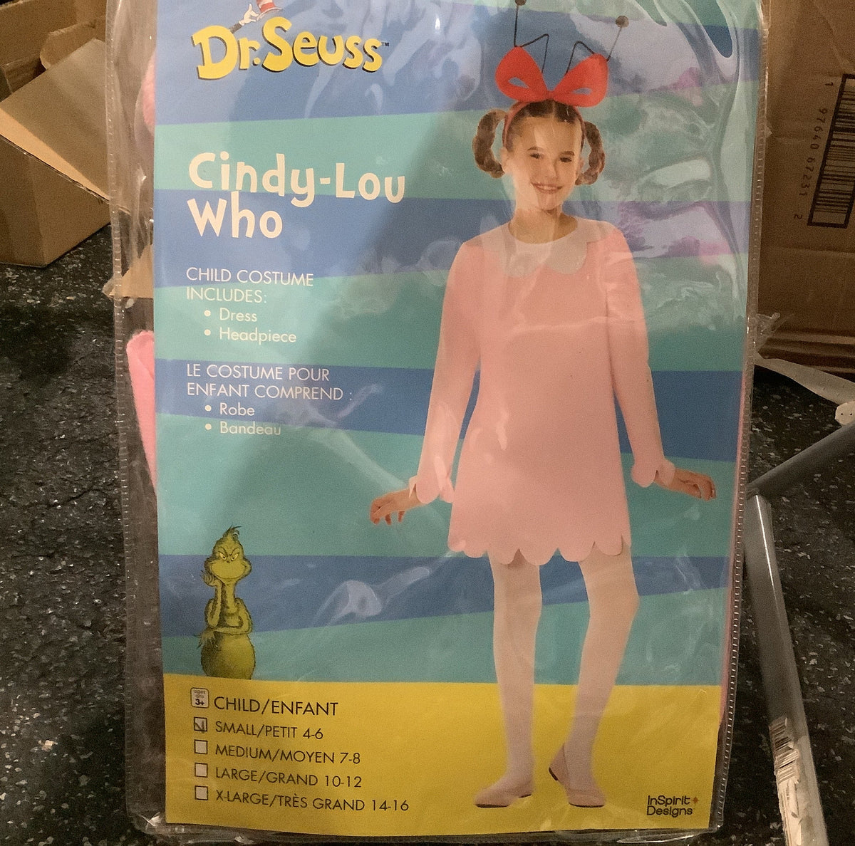 Dr Seuss - Cindy-Lou Who - Child Large (10-12)