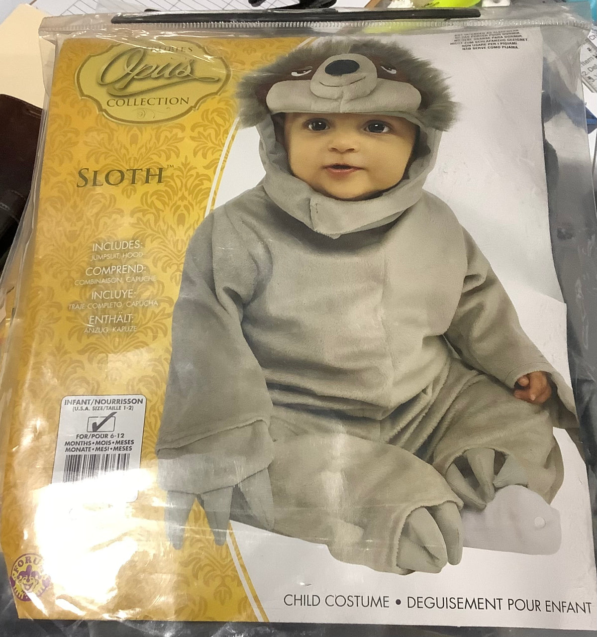 *Sloth - Toddler (1-2 yr)