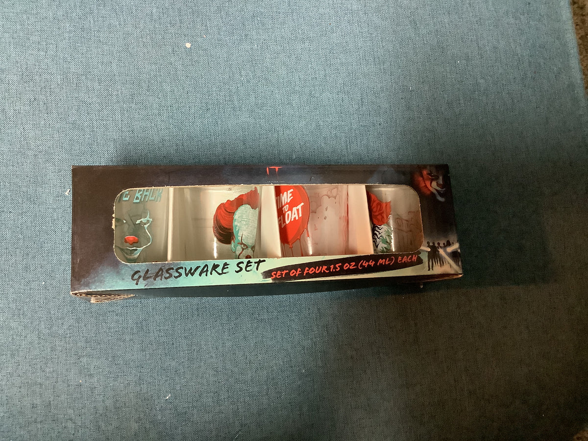 4 pc Pennywise Shot Glasses