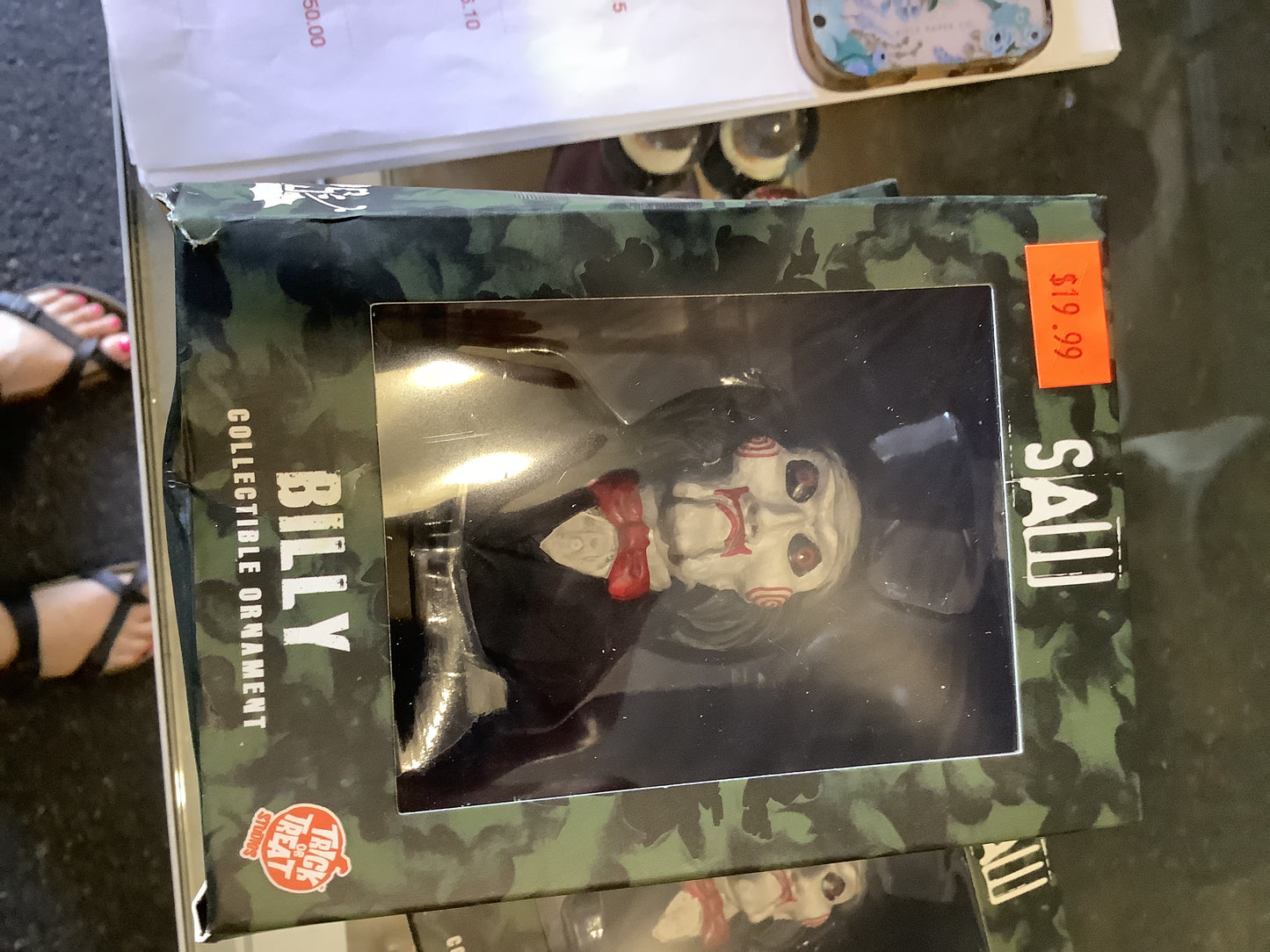 Saw Billy Puppet Ornament
