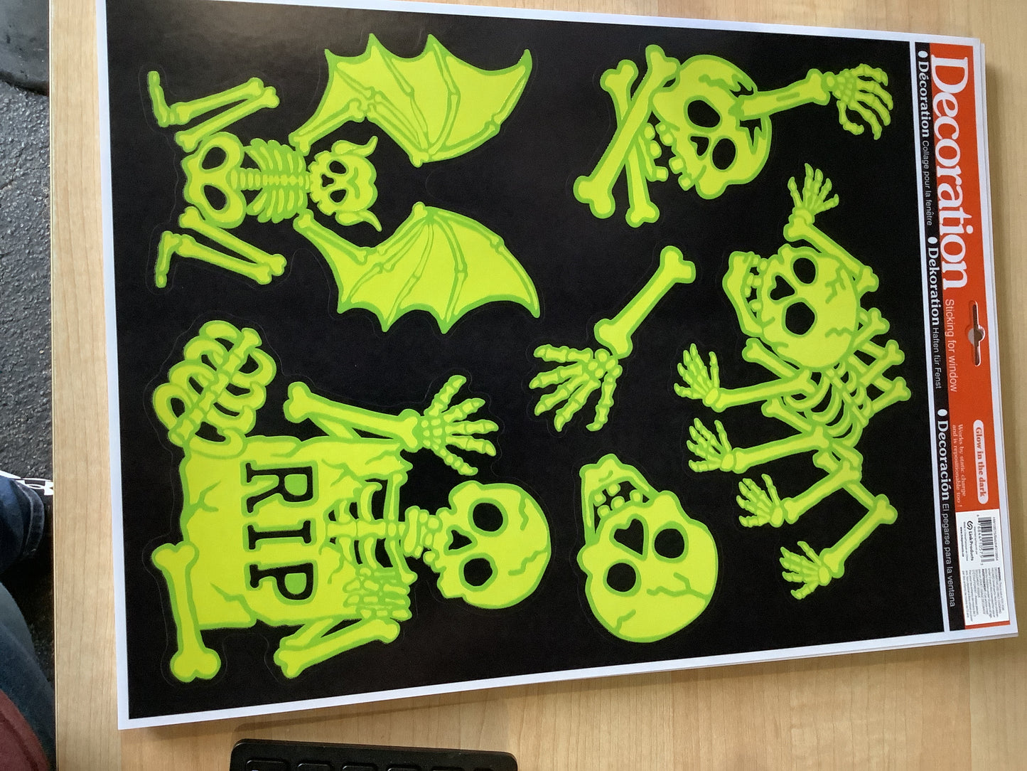 Glow in the Dark Window Clings