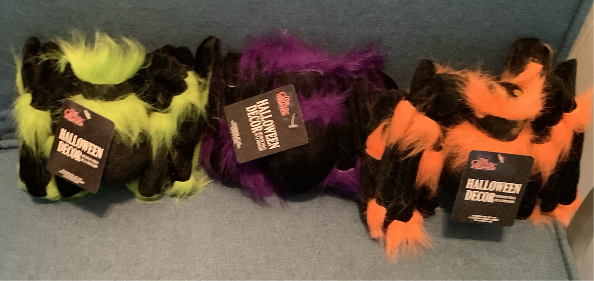 Furry Neon Spider - Assorted Colors