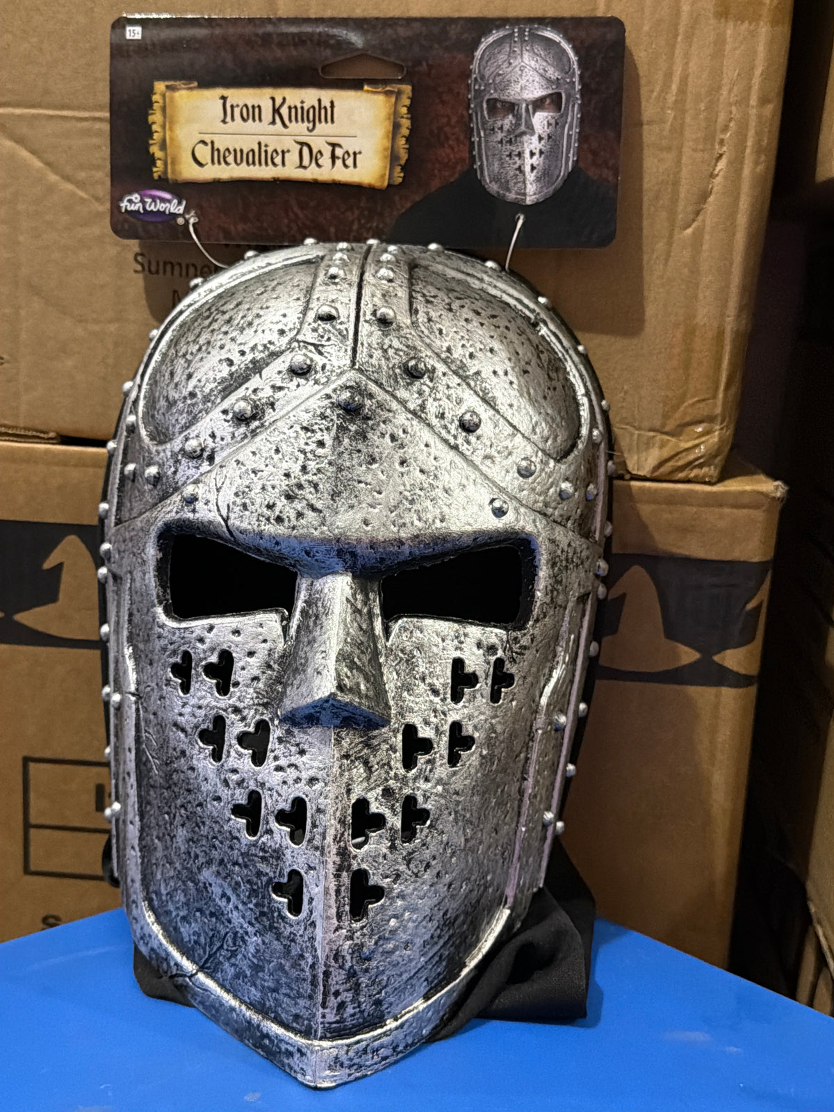 Iron Knight Mask w/Hood