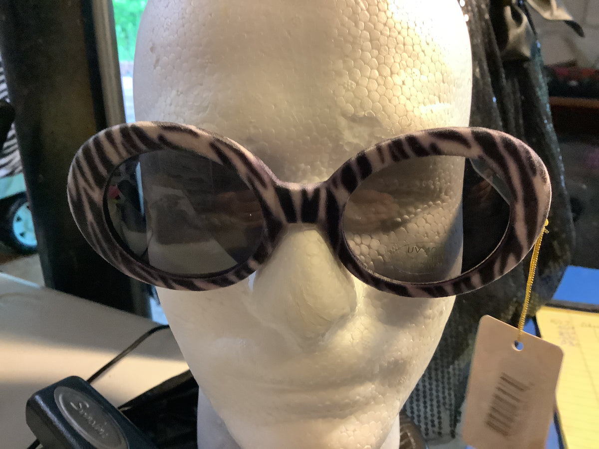 Purple Tiger Print Sunglasses