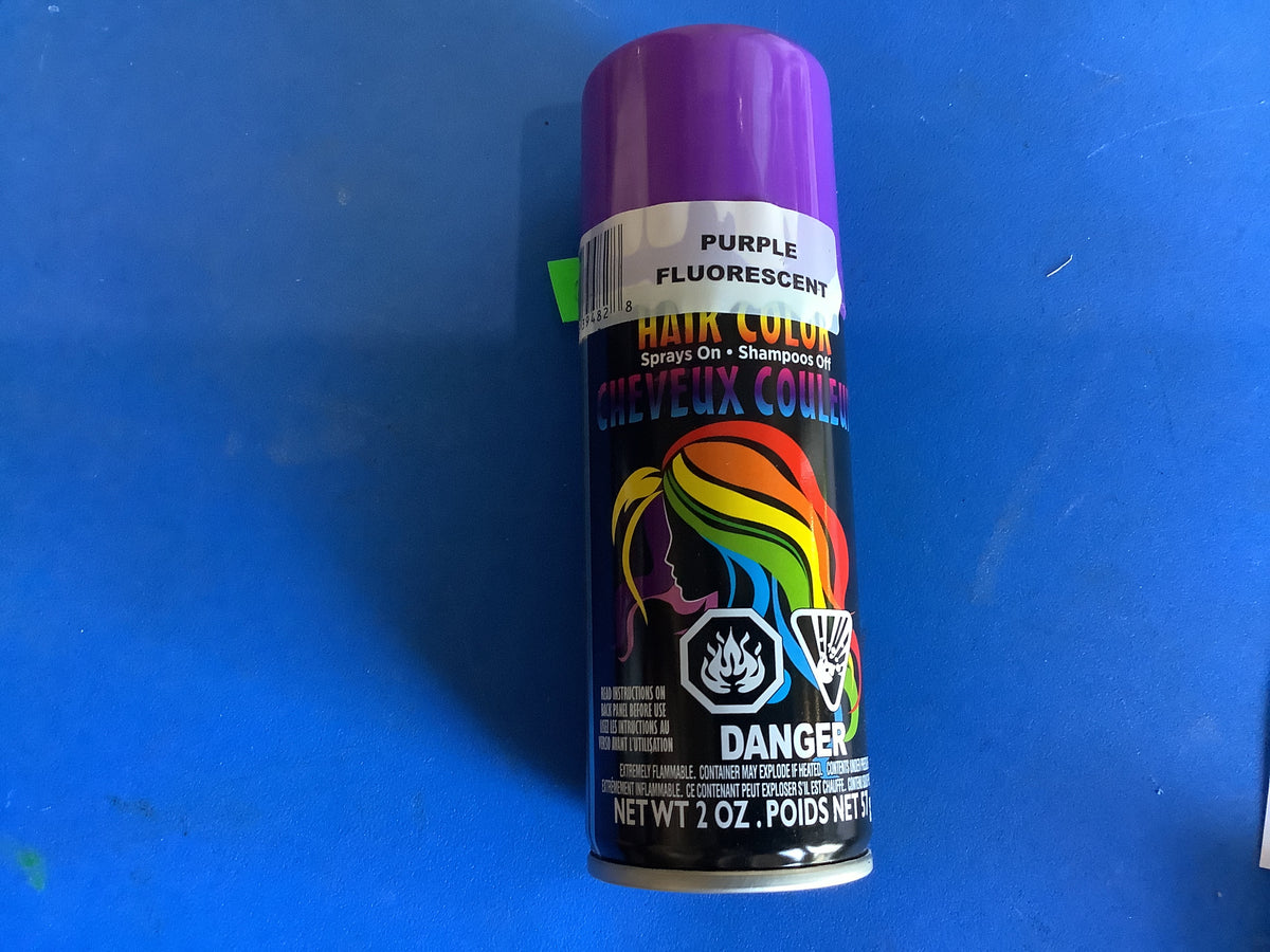Fluorescent Purple Hair Color Spray