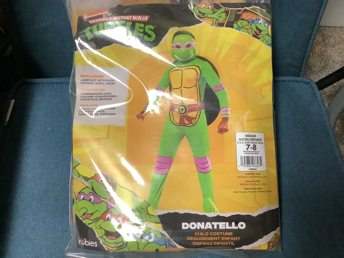 TMNT- Donatello-Child Medium (7-8)