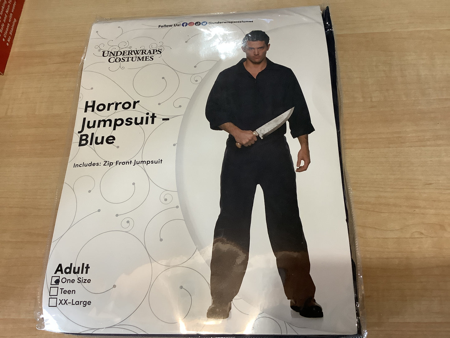 Horror Jumpsuit Blue - One Size