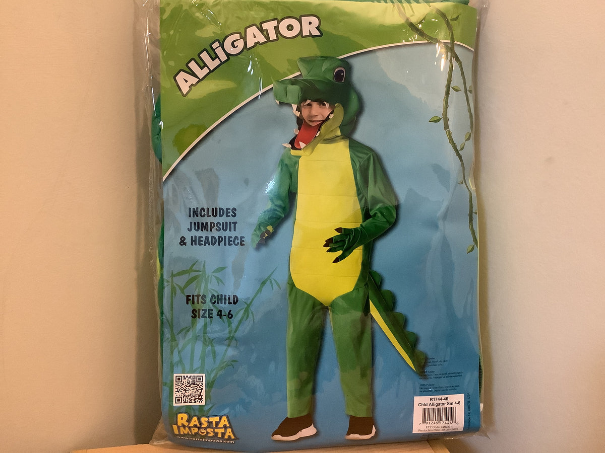 Alligator Costume - Child Small (4-6)