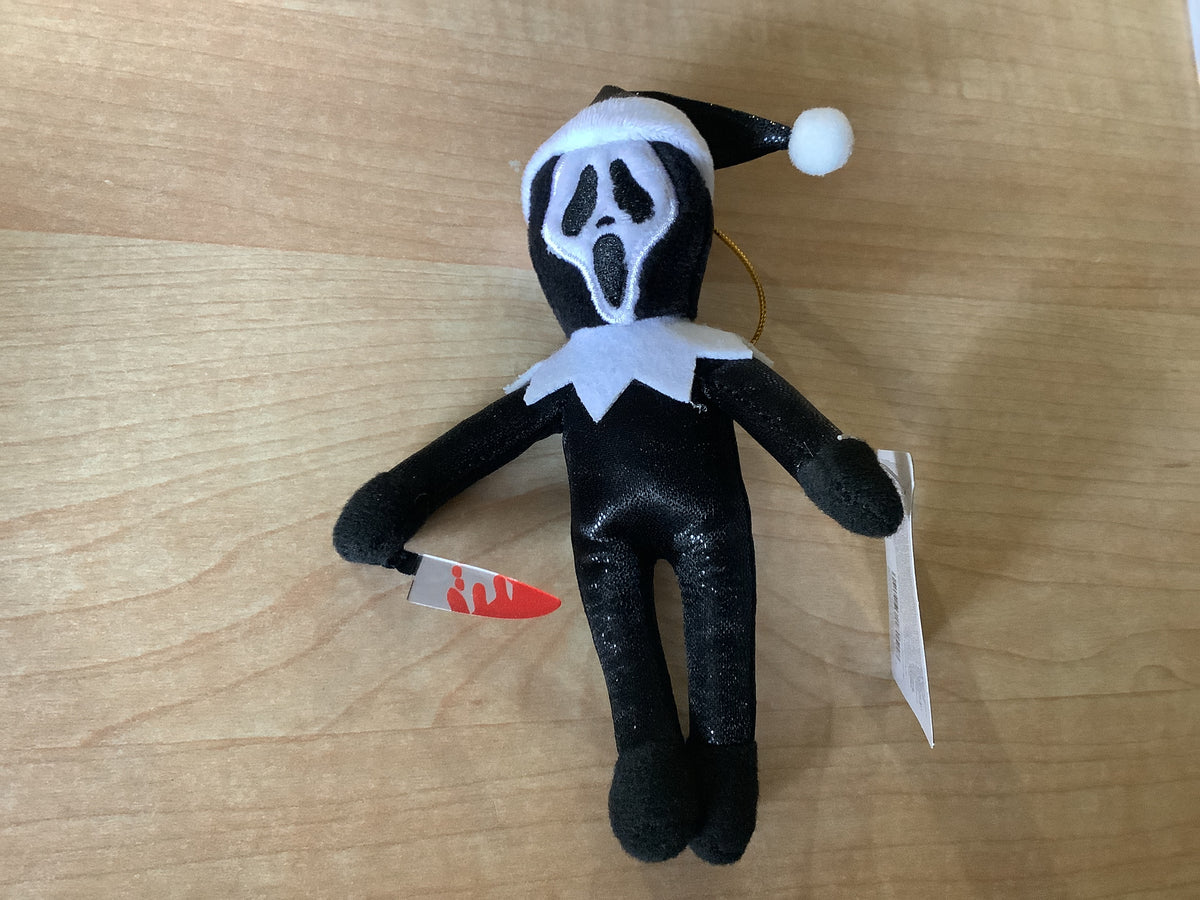 Ghost Face 6” Plush Ornament - Black