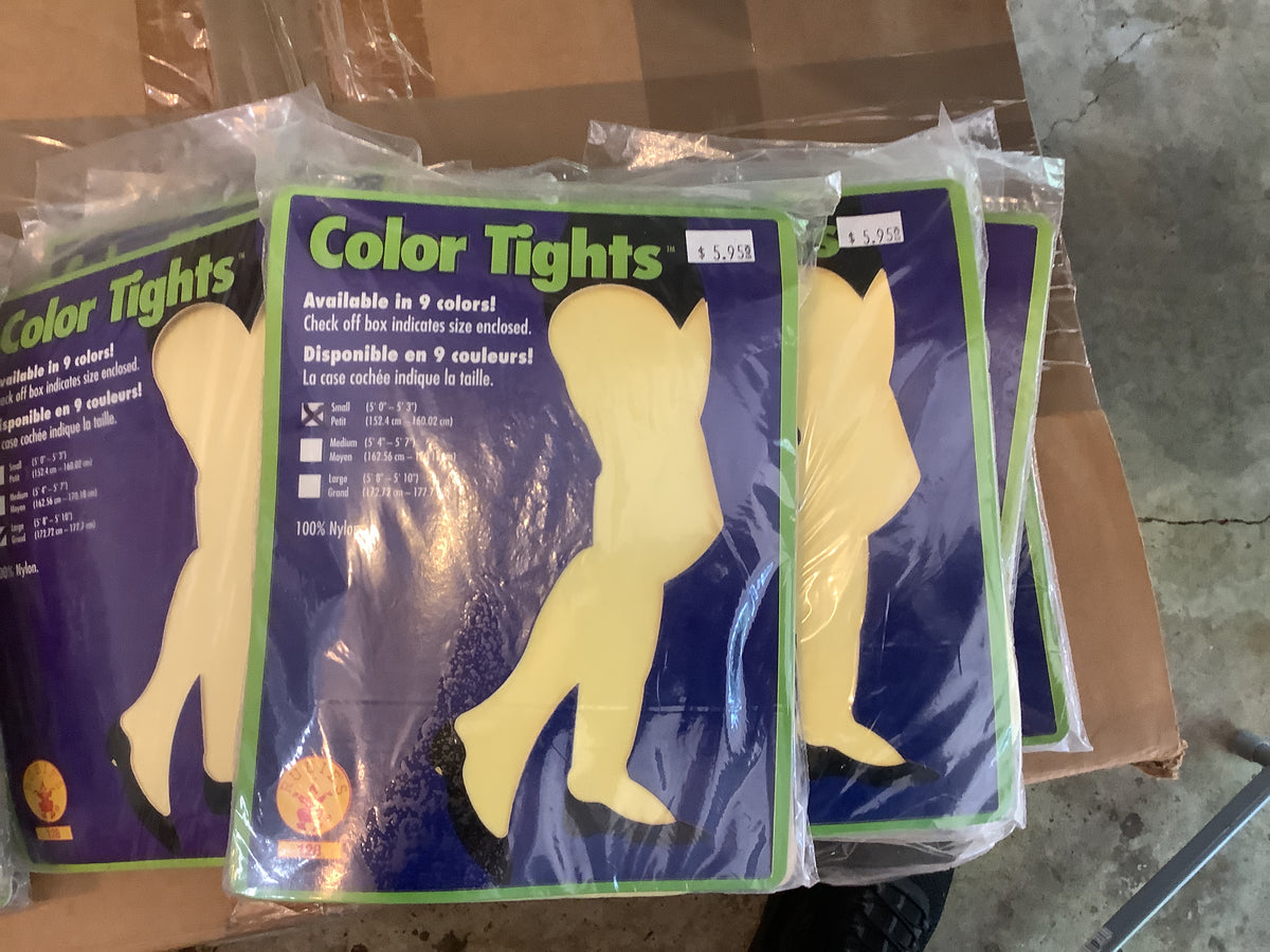 Adult Tights - Yellow - Large