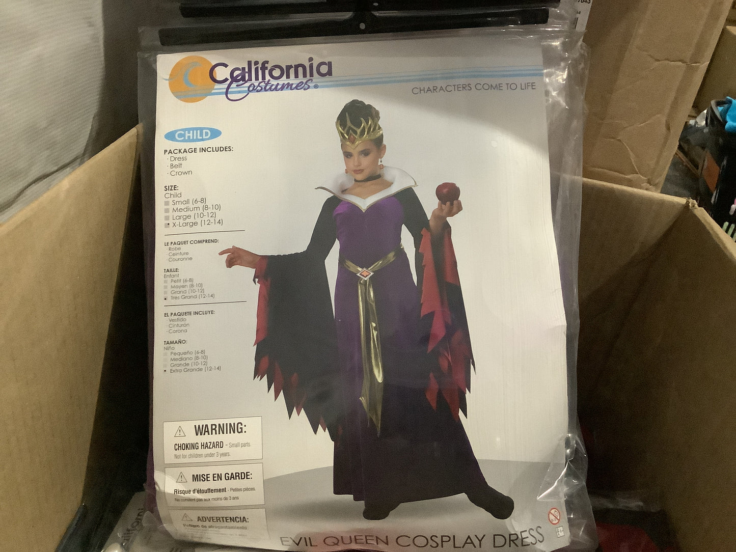 *Evil Queen Cosplay - Child Medium (8-10)
