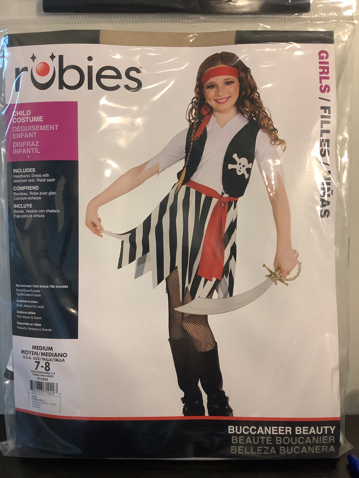 Buccaneer Beauty -Child Medium (7-8)