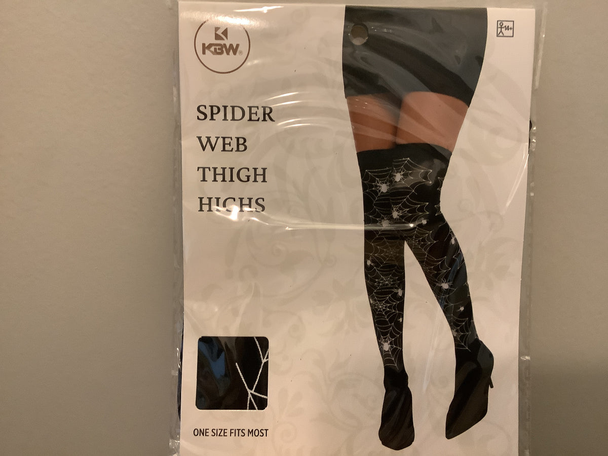 Spider Web Thigh Highs