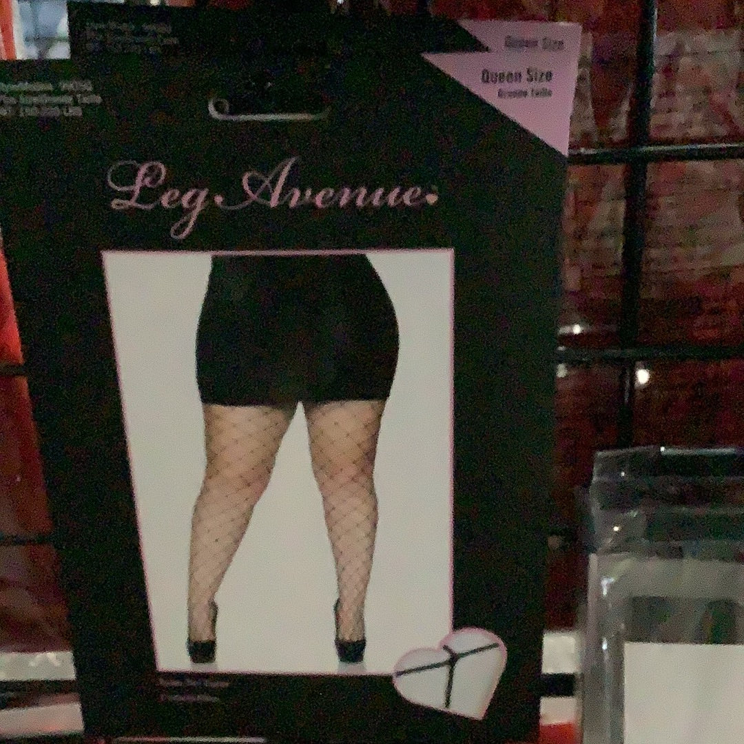 Fence Net Tights- Black (Queen Size)