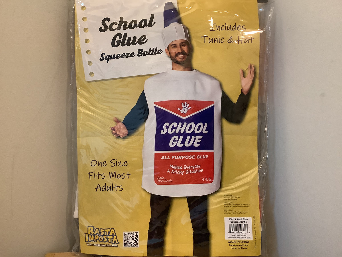 School Glue Squeeze Bottle - Adult One Size
