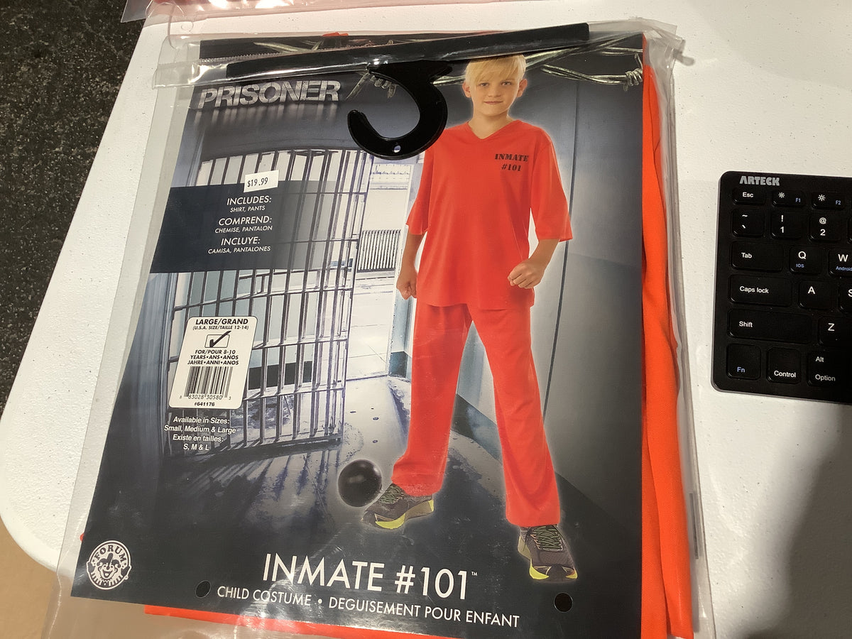 Inmate 101 - Child Large (10-12)
