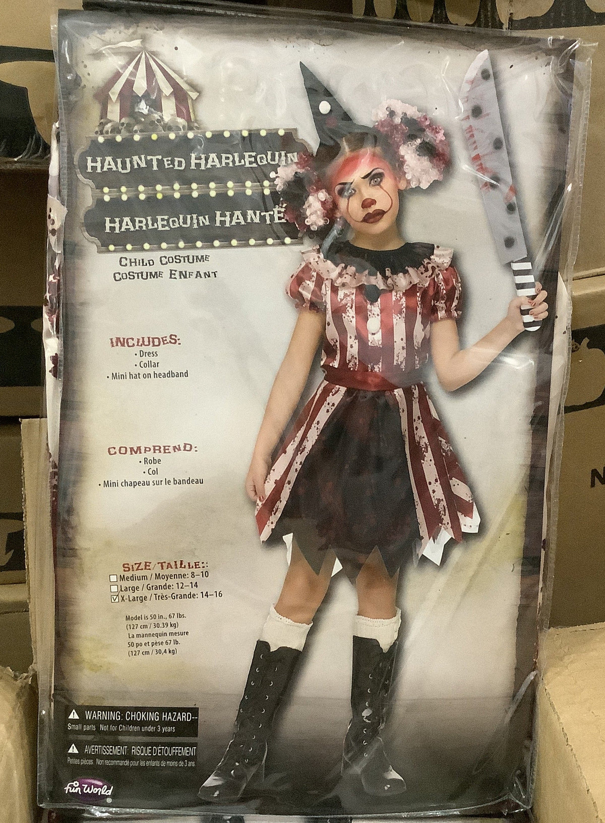 Haunted Harlequin - Child XL (14-16)