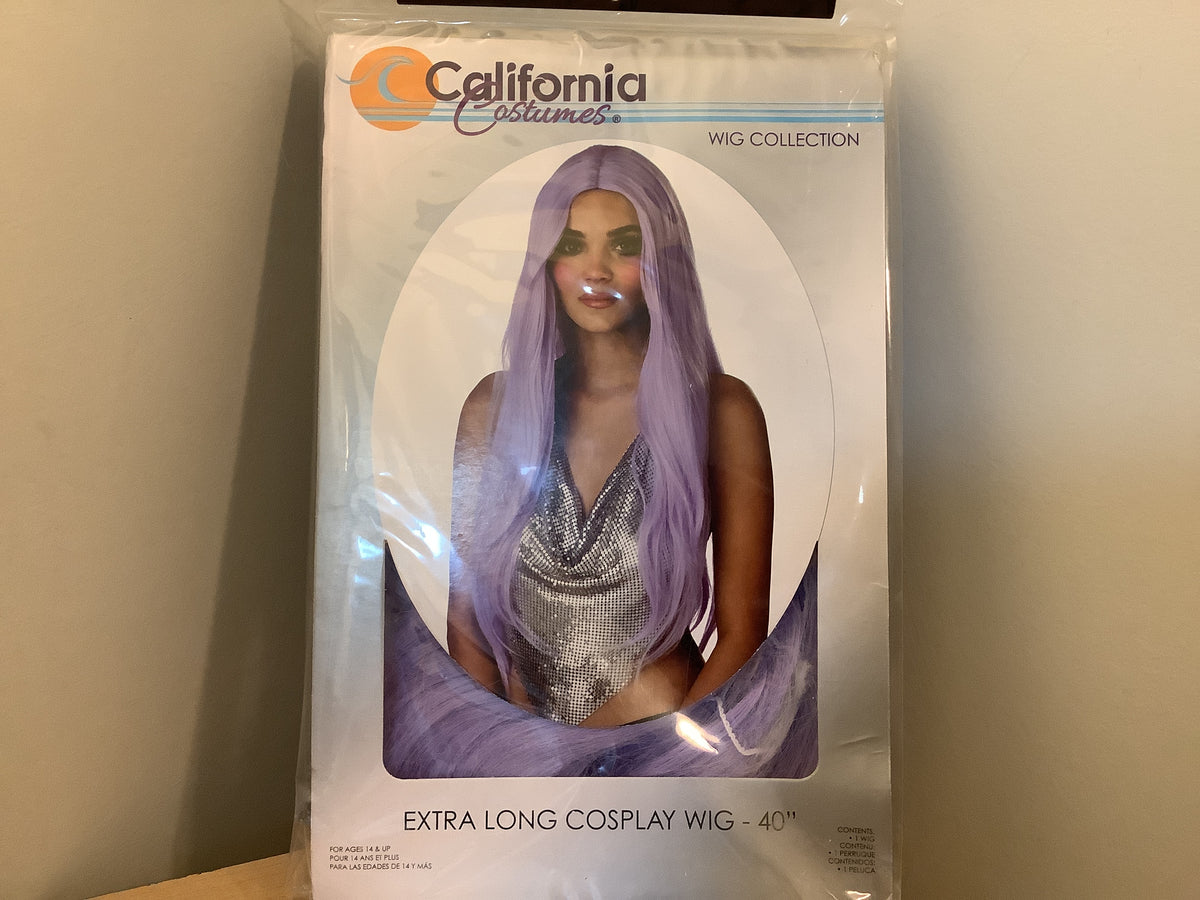 Extra Long Cosplay Wig - Purple