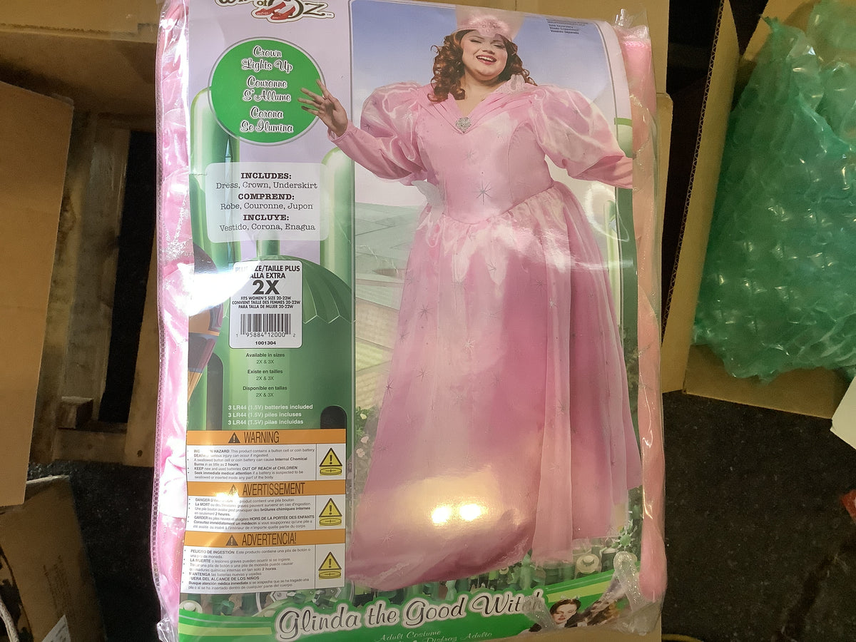 *WOZ Glinda the Good Witch Deluxe - Adult Plus 3X (24-26W)