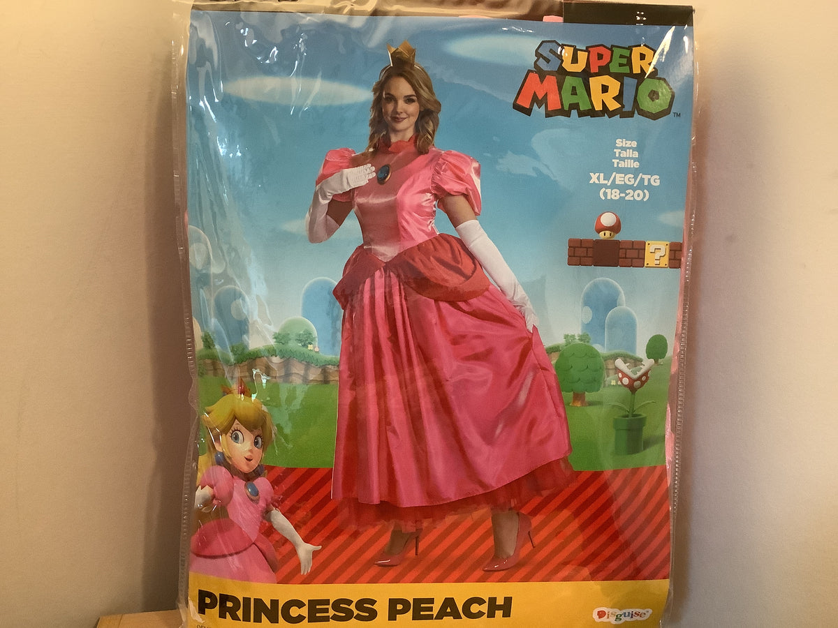 Super Mario - Princess Peach Deluxe - Adult X-Large (18-20)