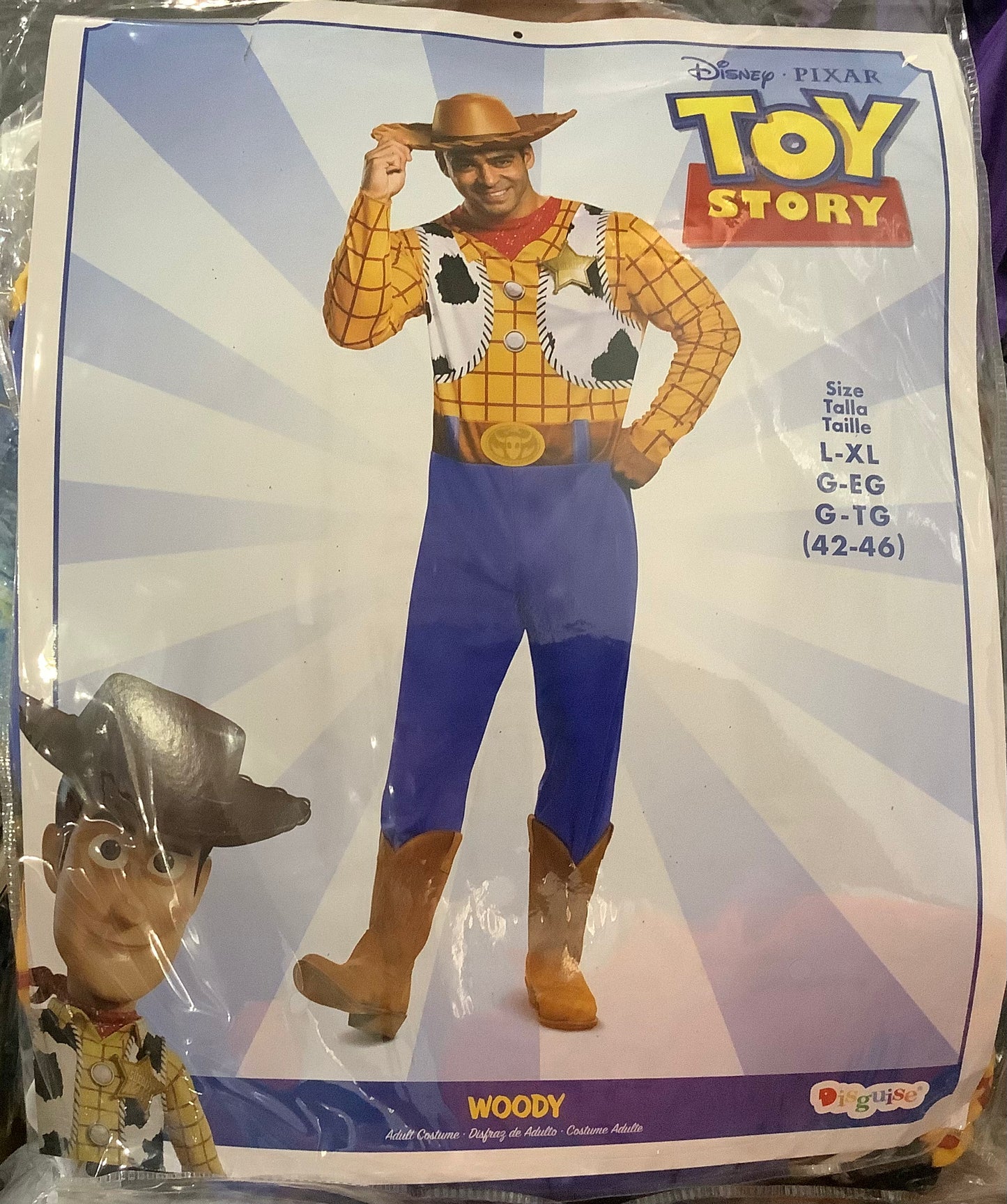 Disney/Pixar Toy Story - Woody - Adult L-XL (42-46)