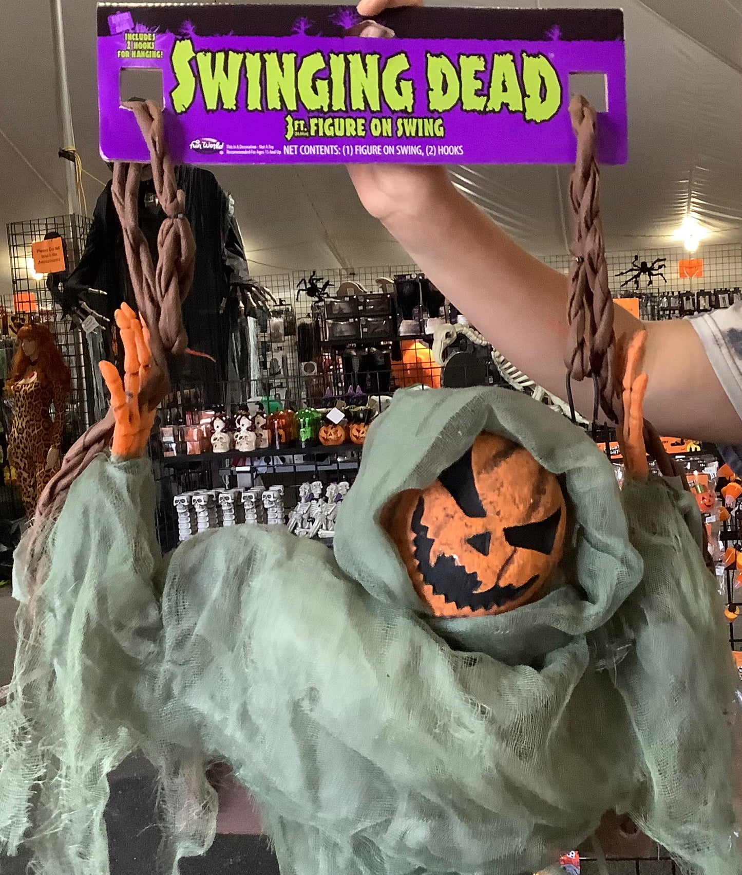 Swinging Dead Decor - Pumpkin