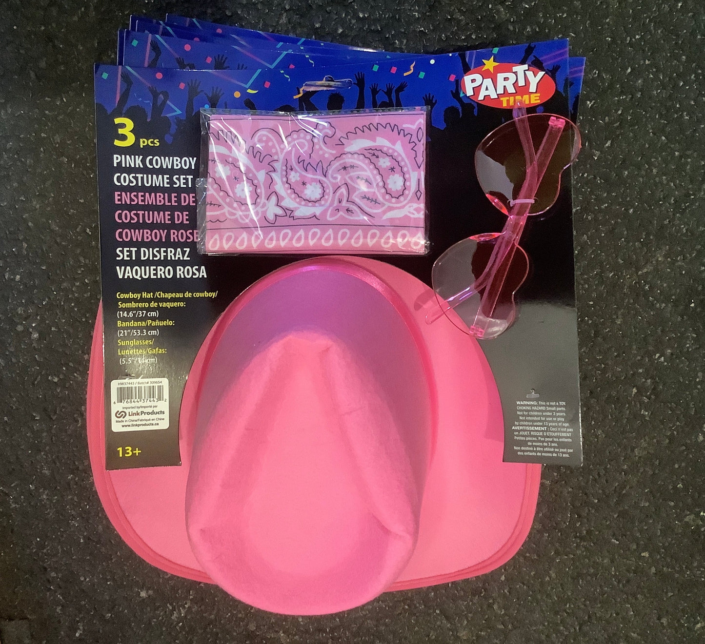 Pink Cowboy Costume Set