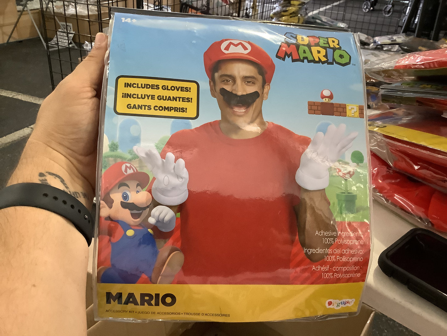 *Super Mario Accessory Kit - Mario - Adult One Size