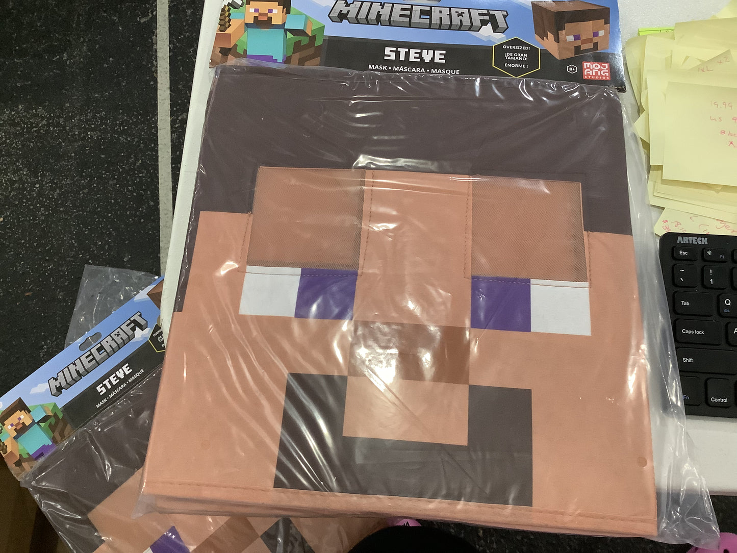 Minecraft - Steve Block Head Mask - Child One Size