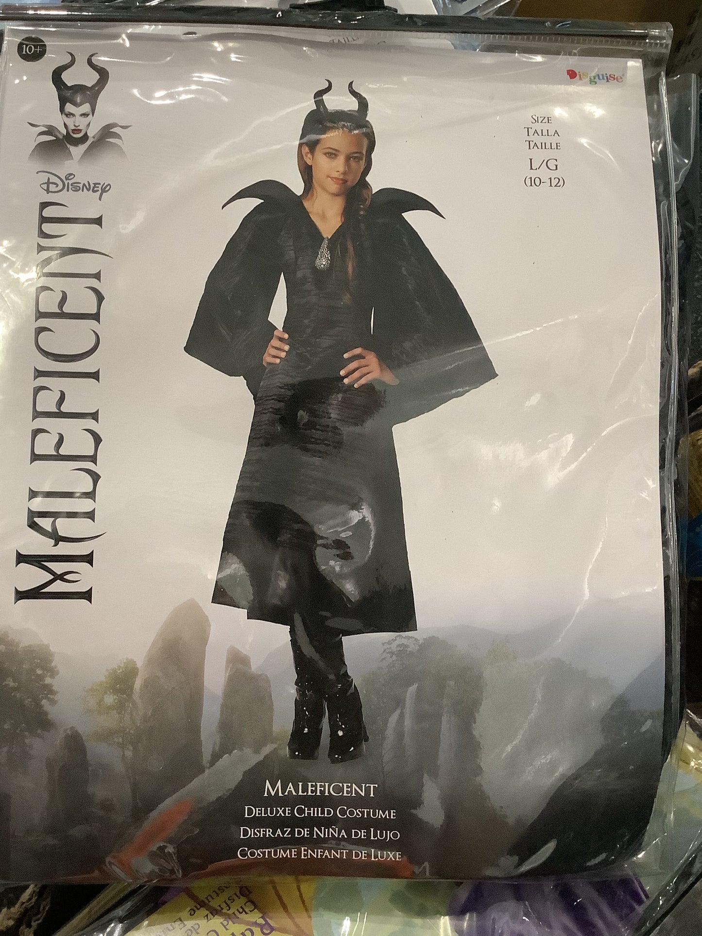*Disney Maleficent Deluxe Costume - Child Large (10-12)