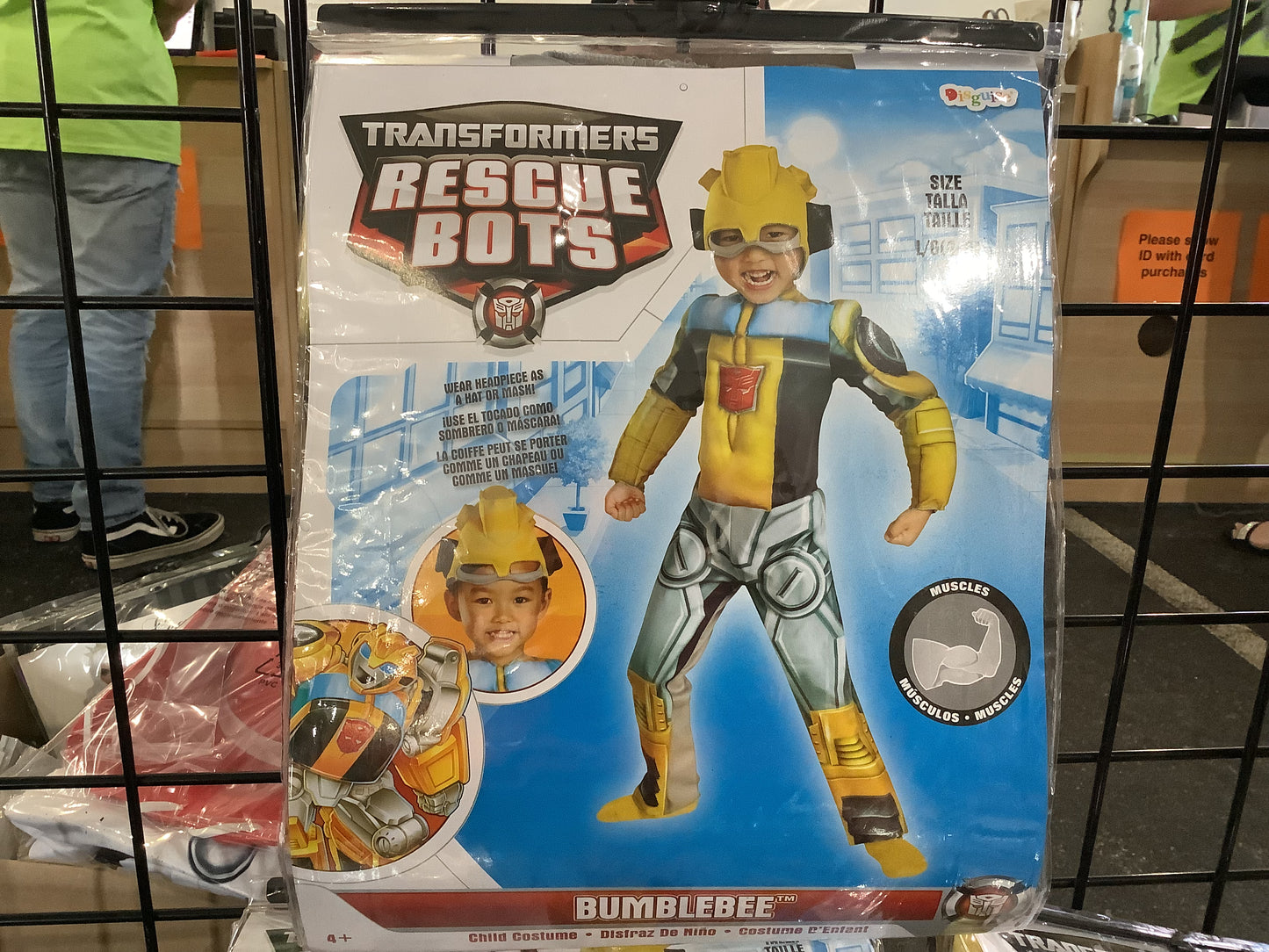*Transformers Rescue Bots -Bumblebee - Toddler Medium (3T-4T)