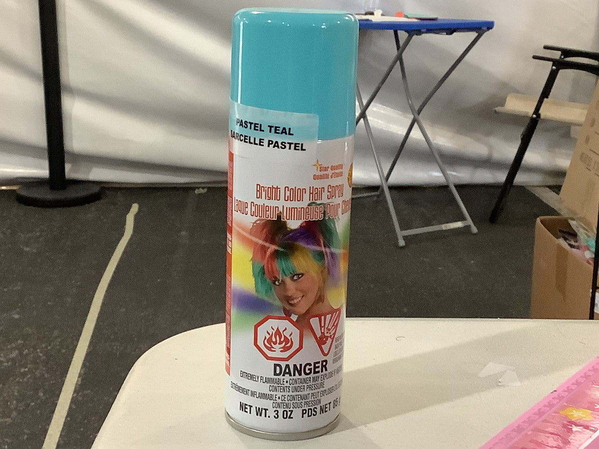 Bright Color Hair Spray - Black