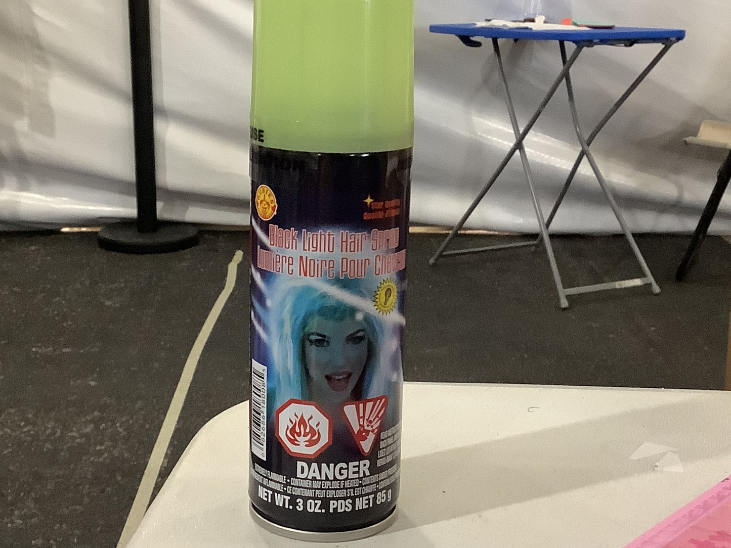 Bright Color Hair Spray - Black Light