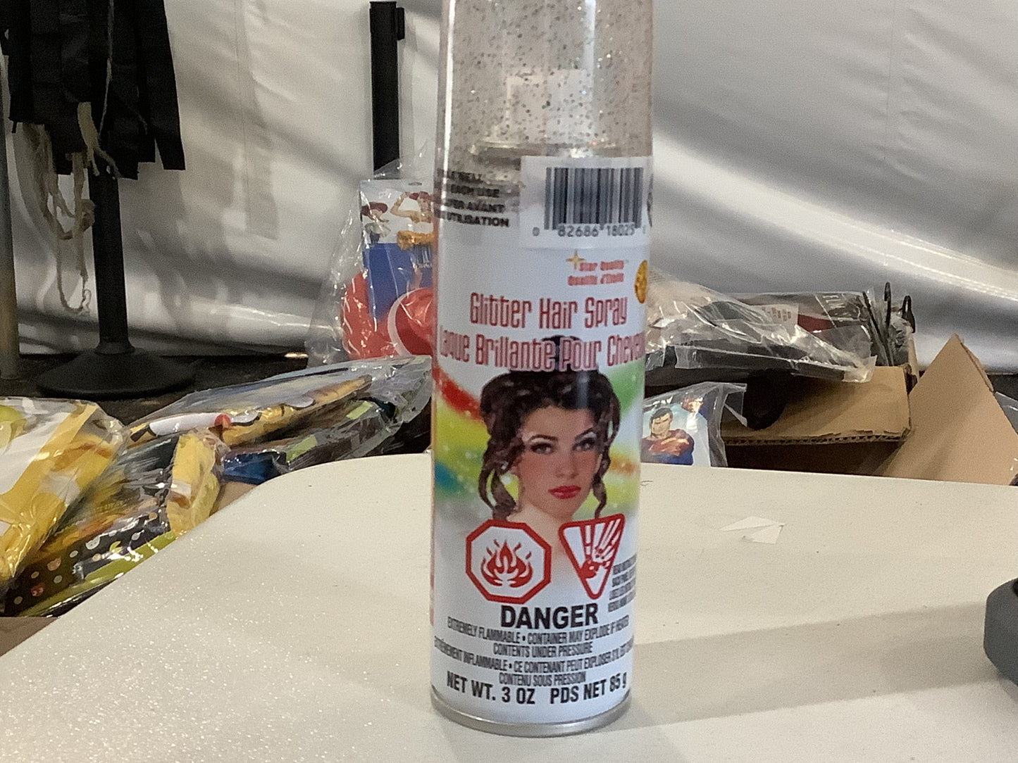 Bright Color Hair Spray - Multi Color Glitter