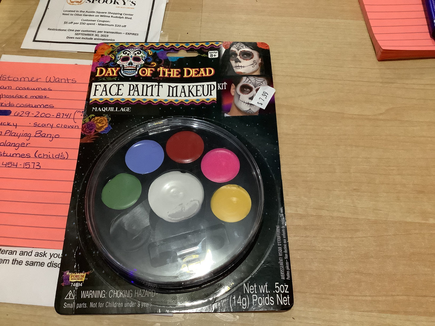 Day of the Dead Face Paint Makeup
