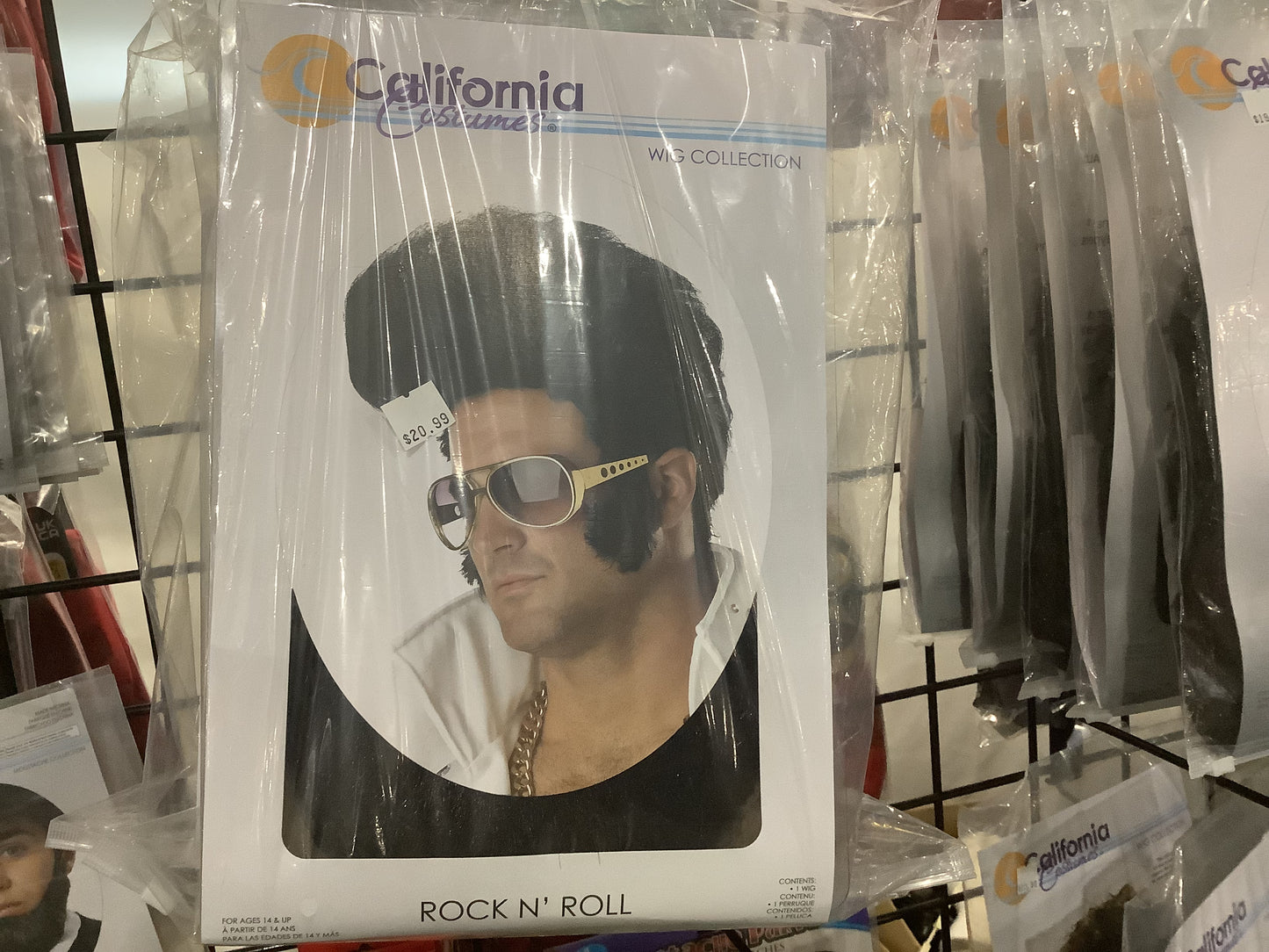 Rock N Roll Wig - Black (Elvis)