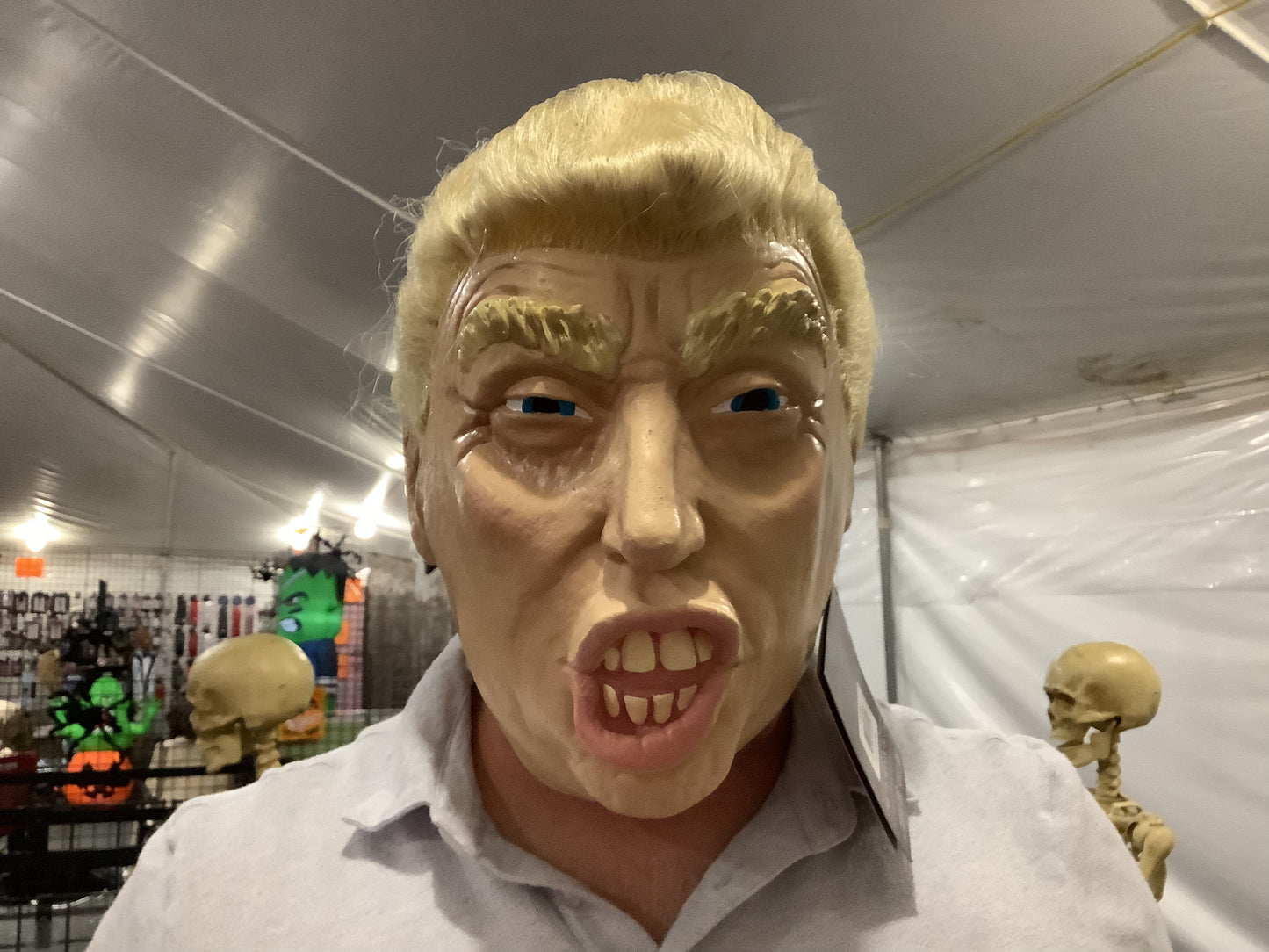 Trump with Hair Mask