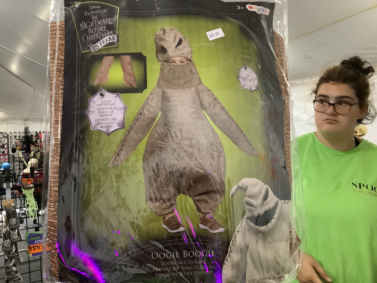 *Disney The Nightmare Before Christmas - Oogie Boogie - Toddler Small (2T)