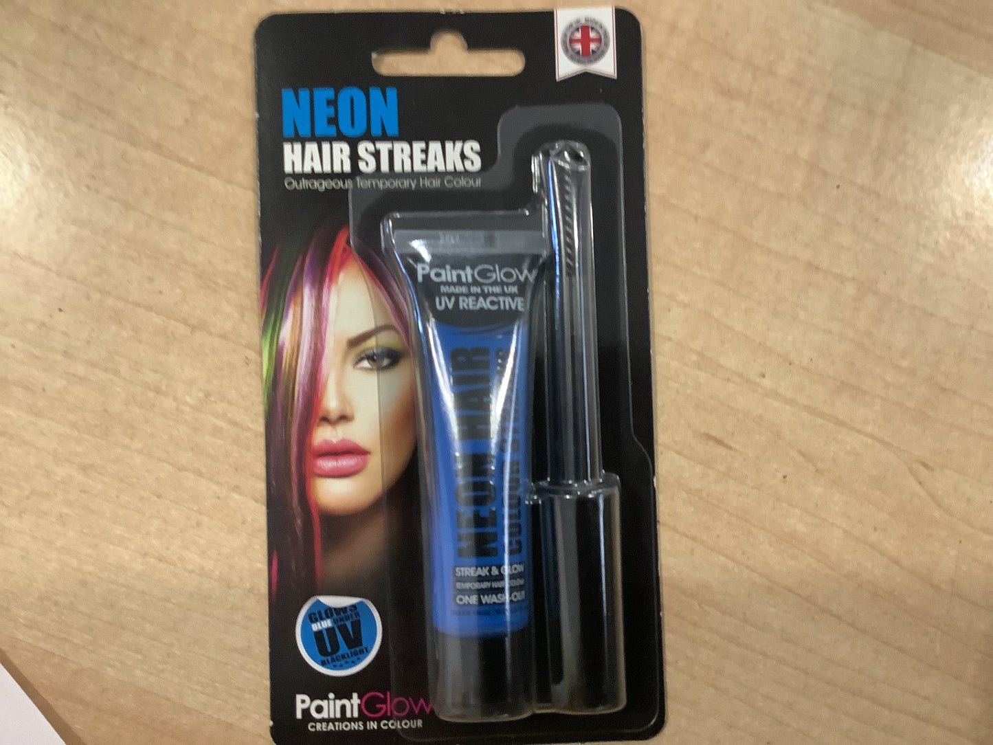 *Paint Glow - Neon Blue Hair Streak