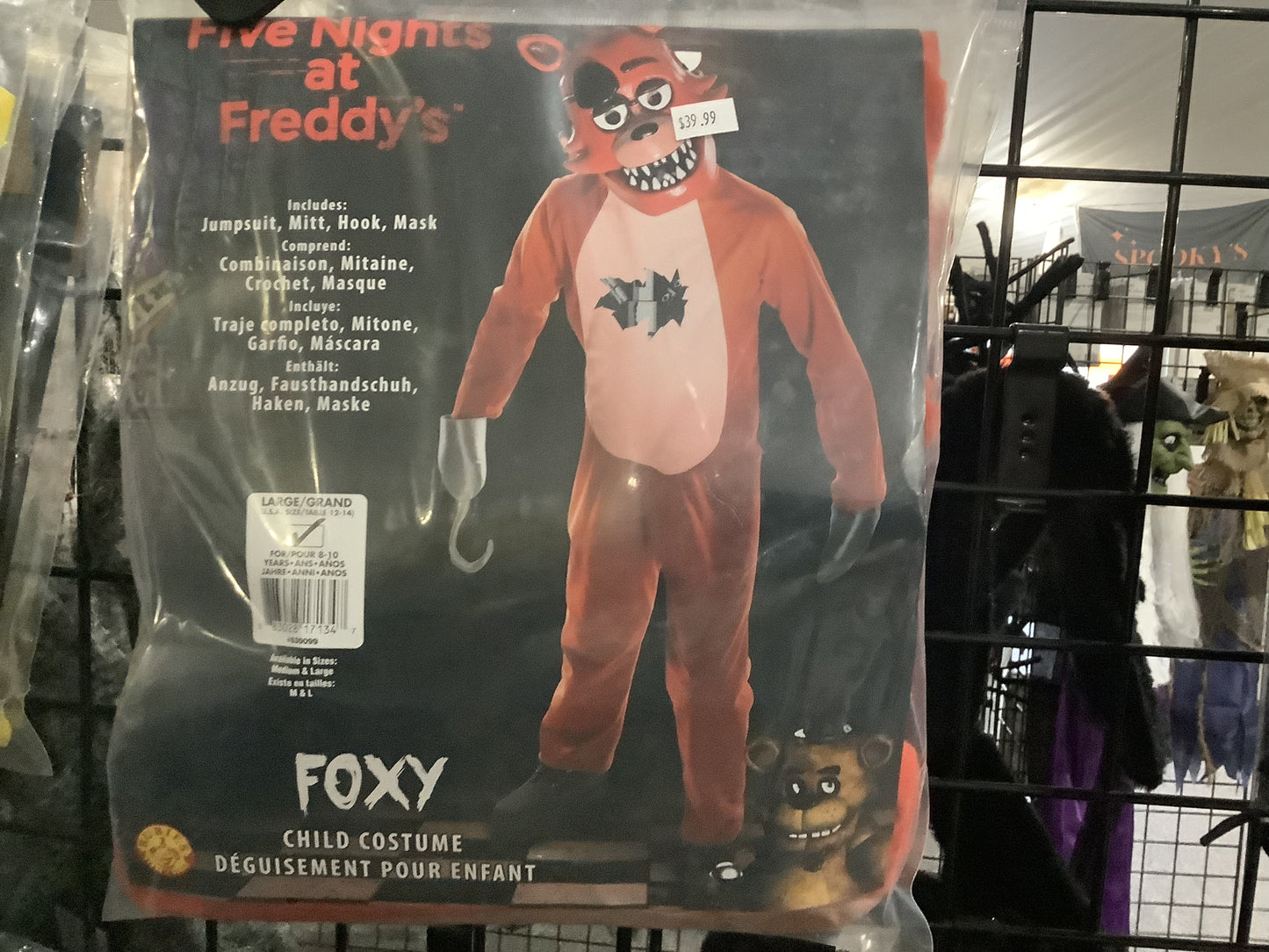 Five Nights at Freddy’s - Foxy - child large (10-12)