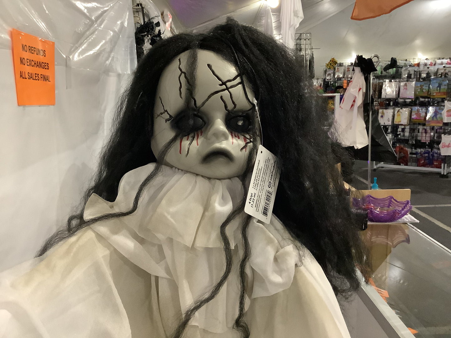 LED Zombie Child 4’ - Fright Night - Laughing Girl