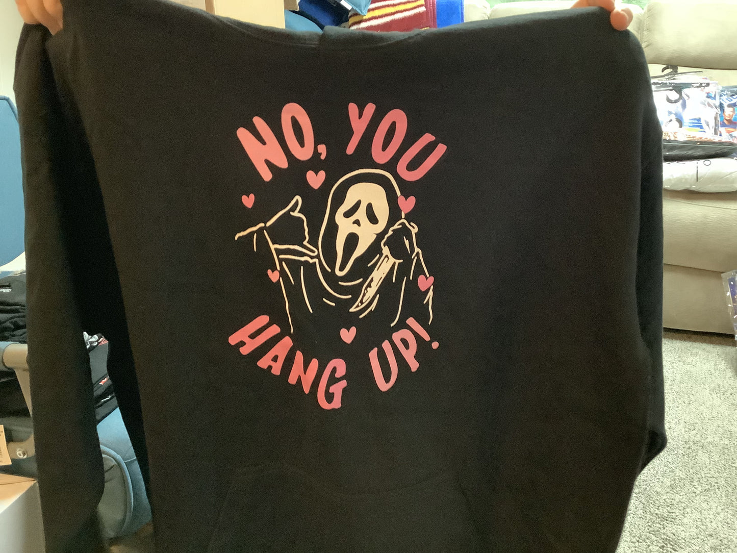 No You Hang Up Hoodie - 2XL Ghostface