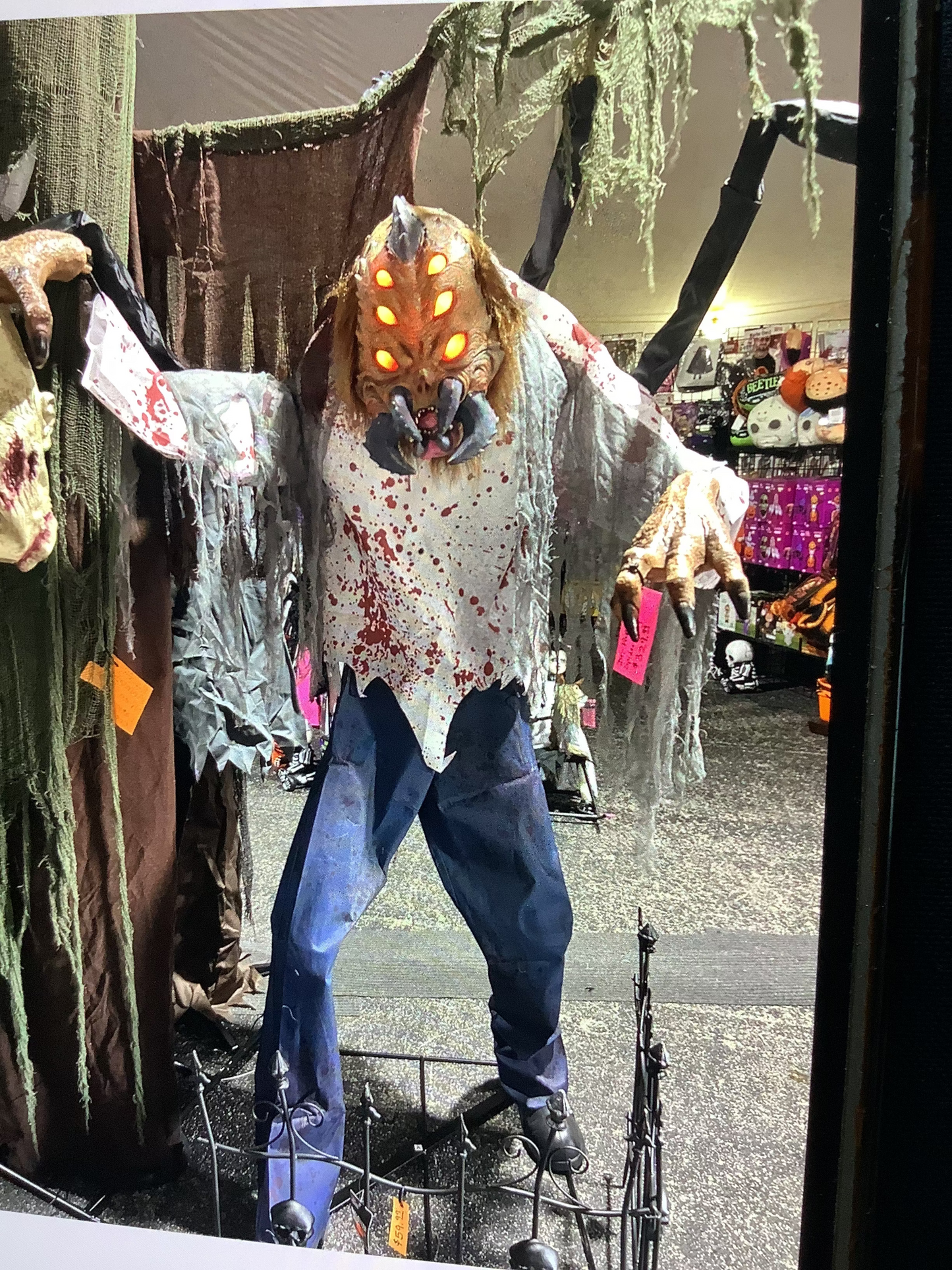7 ft. Dr. Fangor Spider Guy Animatronic