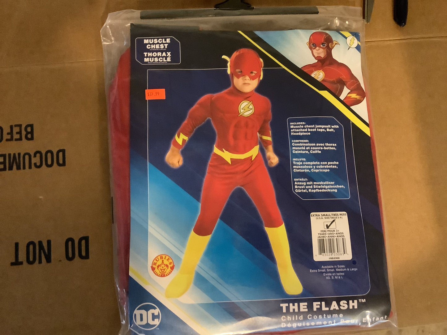 *The Flash Muscle Chest DC - Child