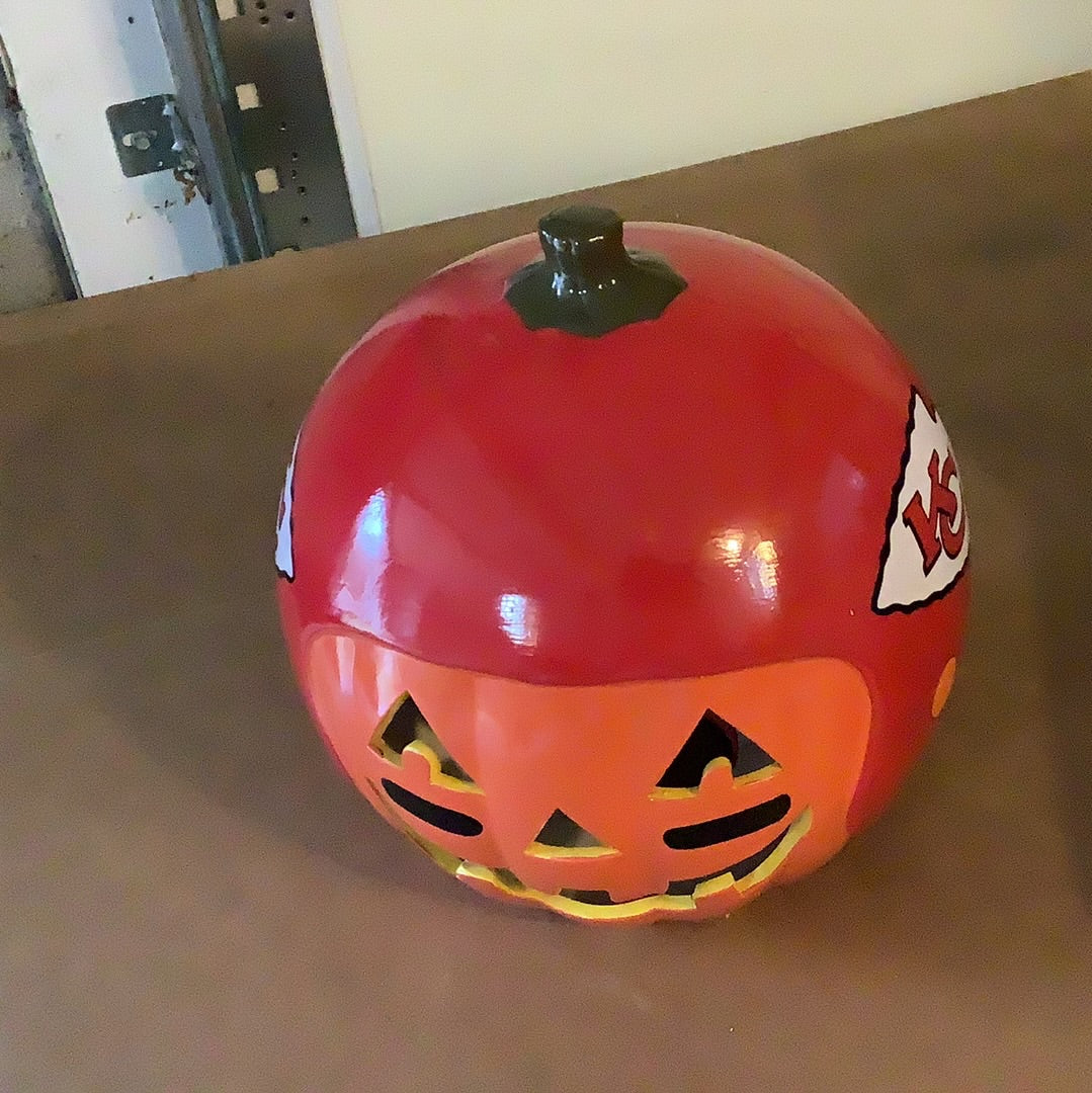 Football Ceramic Pumpkin