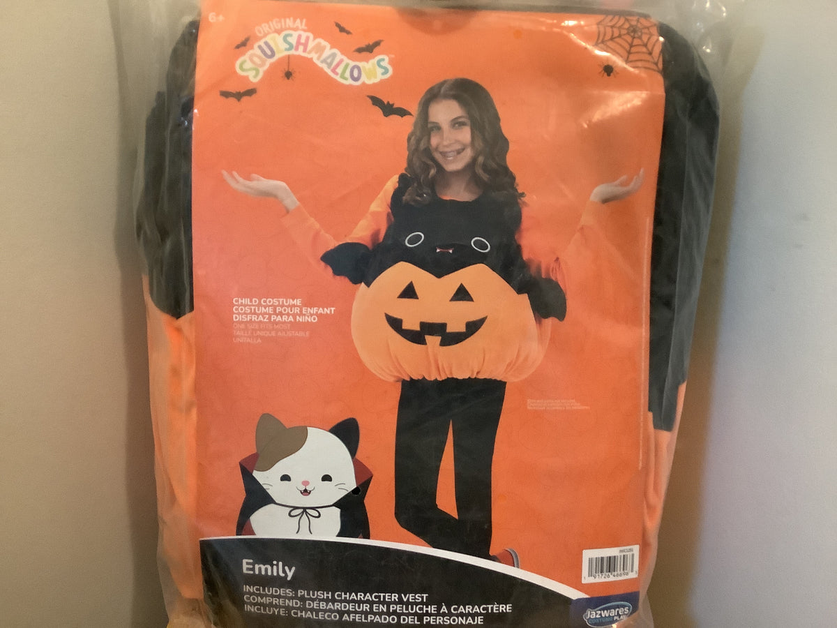 Squishmallows - Emily Bat Costume - Child One Size
